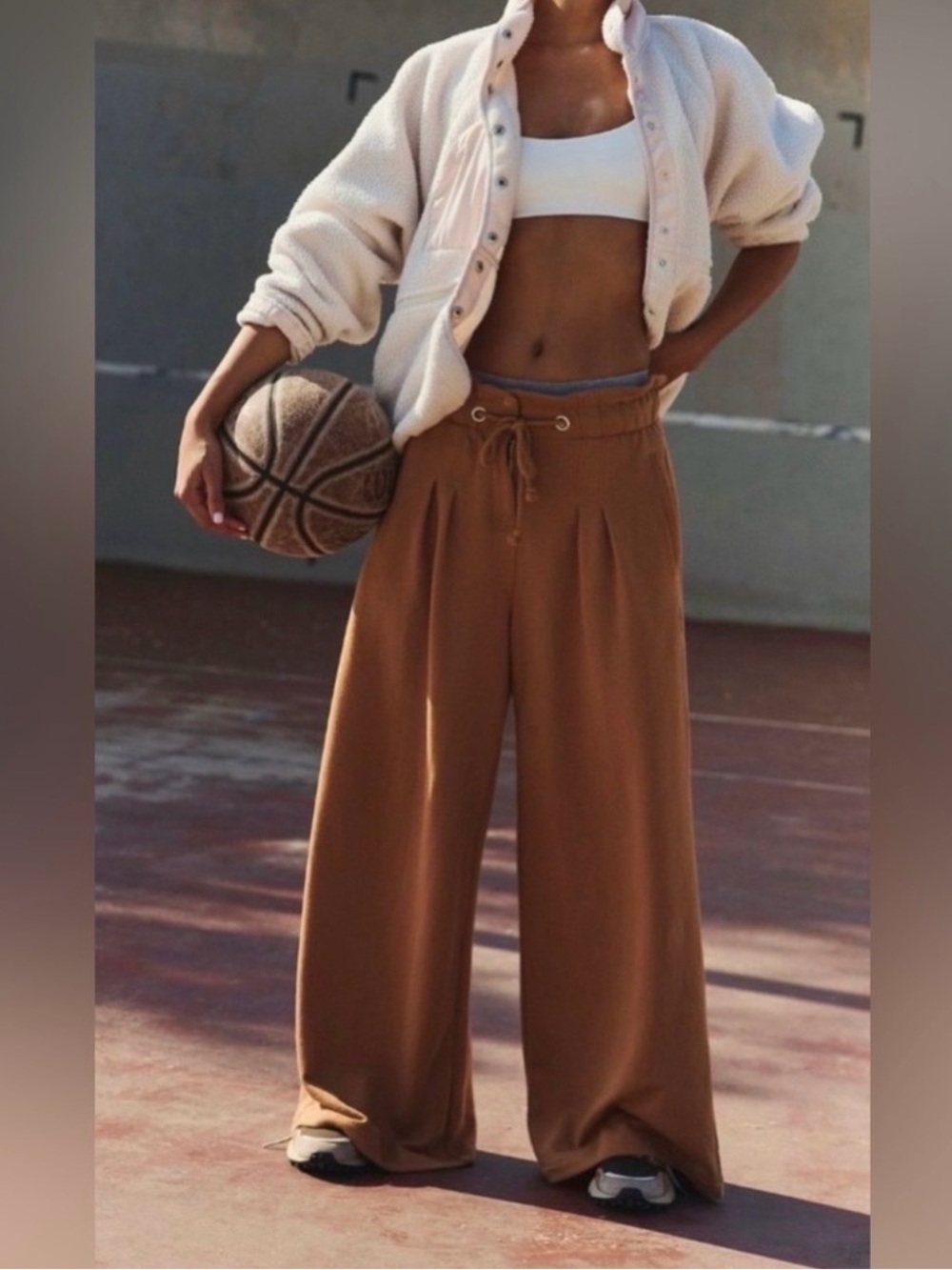 NWT Free people movement - Full court wide leg pant